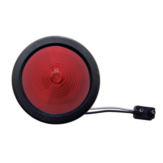 2.5" Round Beehive Light Kit (Clearance/Marker) - Red Lens