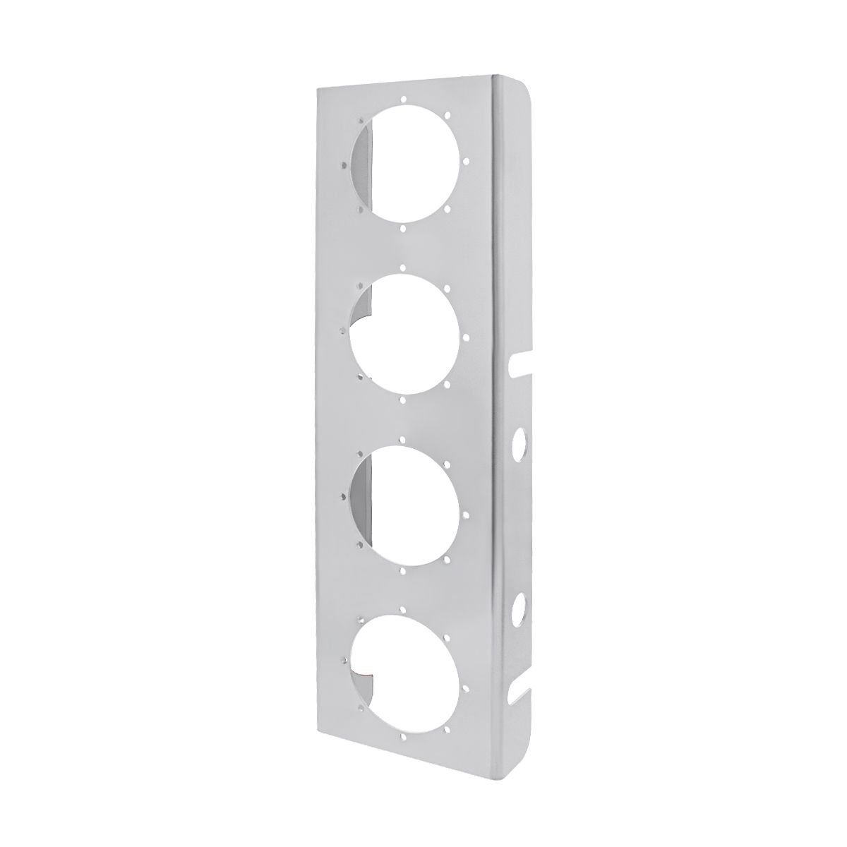 430 Stainless Steel Front Air Cleaner Bracket With Four 2" Round Light Cutouts (Pair)