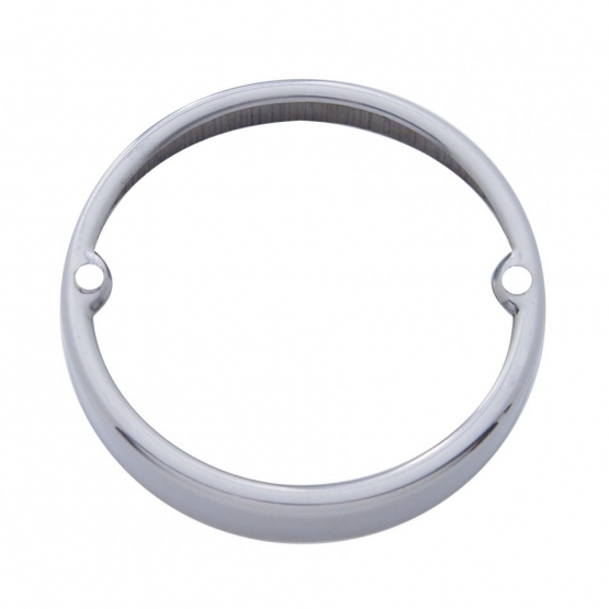 Stainless Round Cab Light Bezel - Thumbnail 2