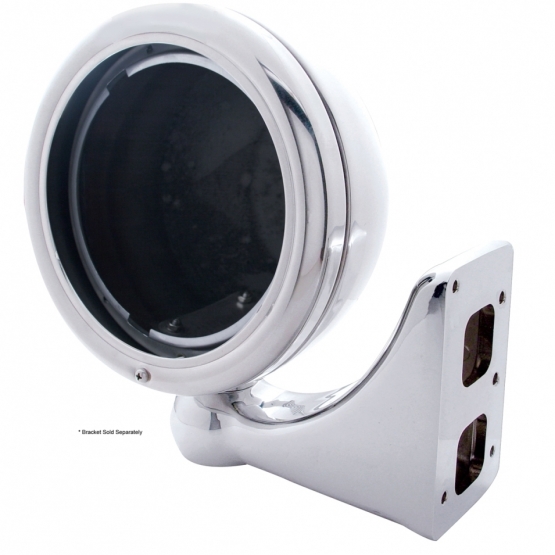 Stainless Steel "Classic" Headlight Housing - No Turn Signal - Thumbnail 2