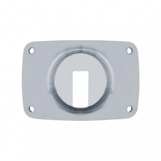 Stainless Peterbilt Headlight Inner Mounting Base Plate