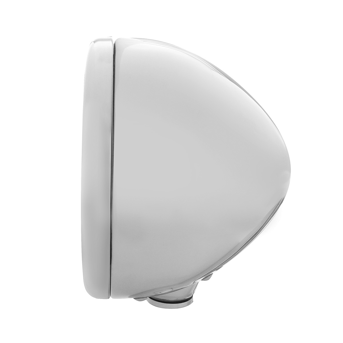 Chrome Classic Headlight Housing With Amber Signal Lens - Thumbnail 2