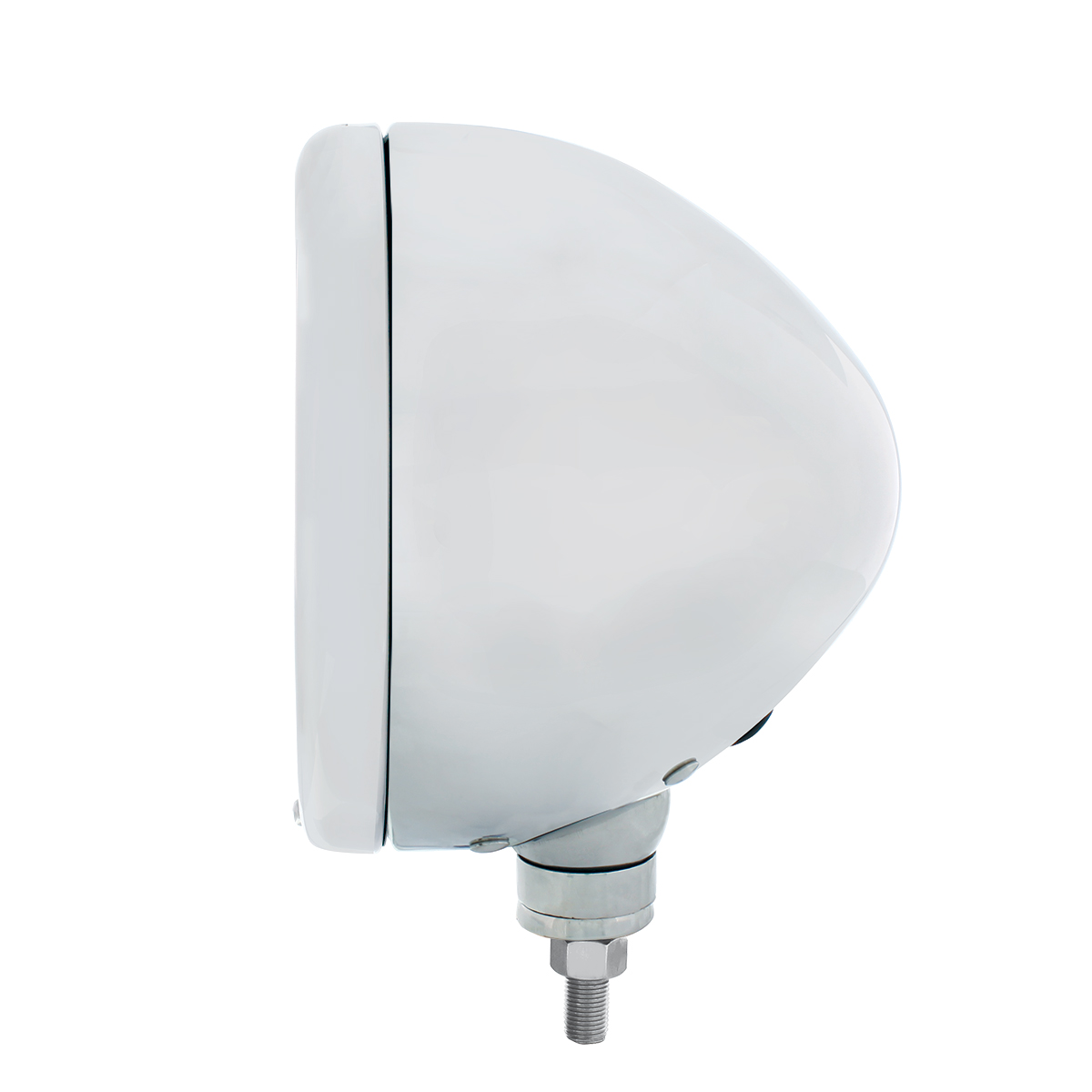 Chrome Classic Headlight Housing With Amber Signal Lens - Thumbnail 4