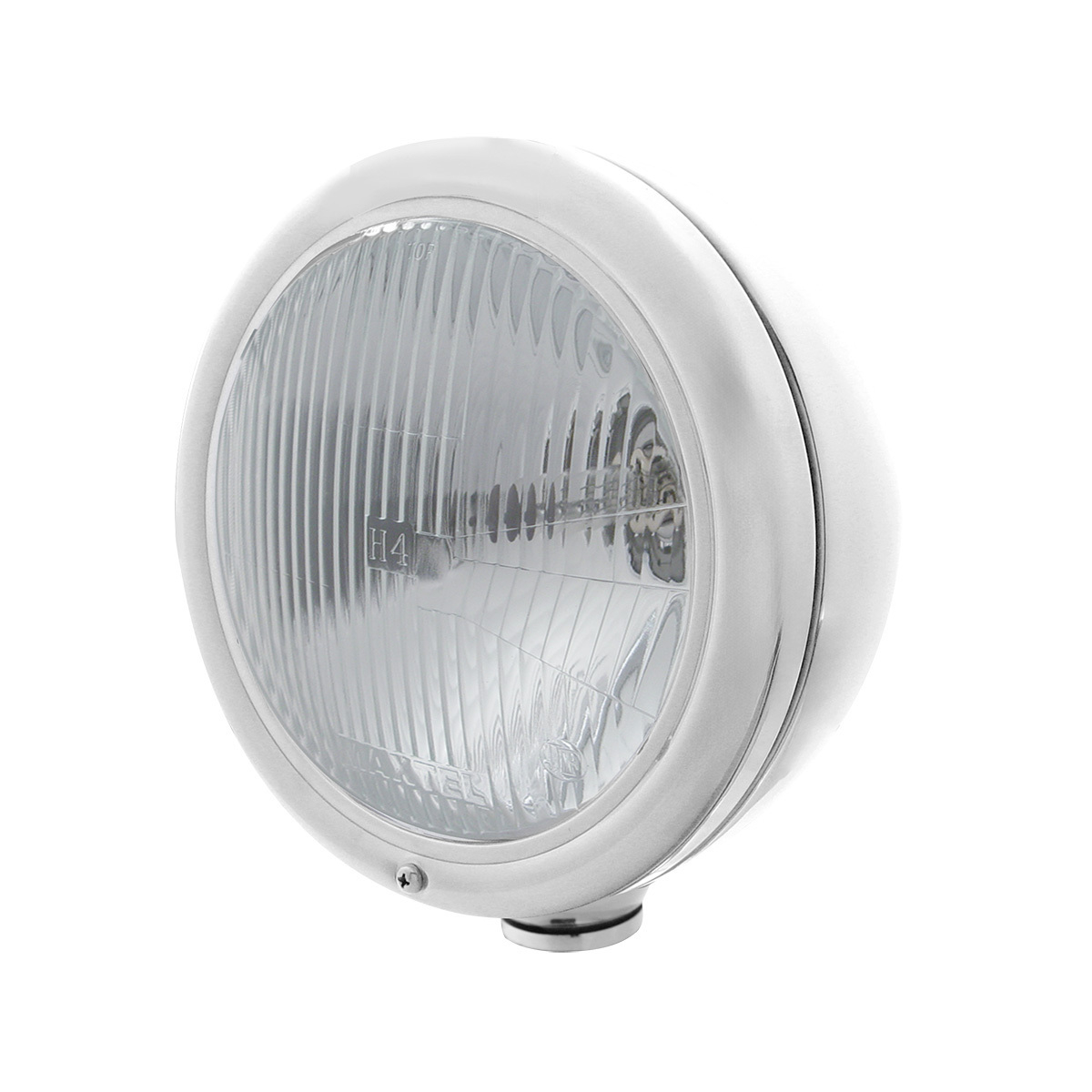 Stainless Steel Classic Headlight H4 Bulb - Thumbnail 4