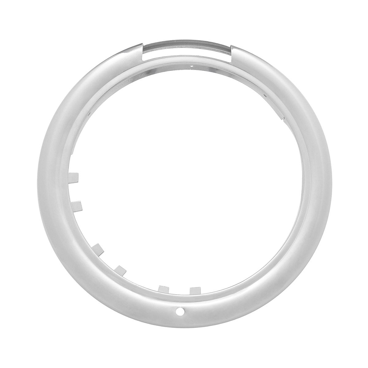 Stainless Steel Classic Headlight Bezel With Turn Signal Cutout