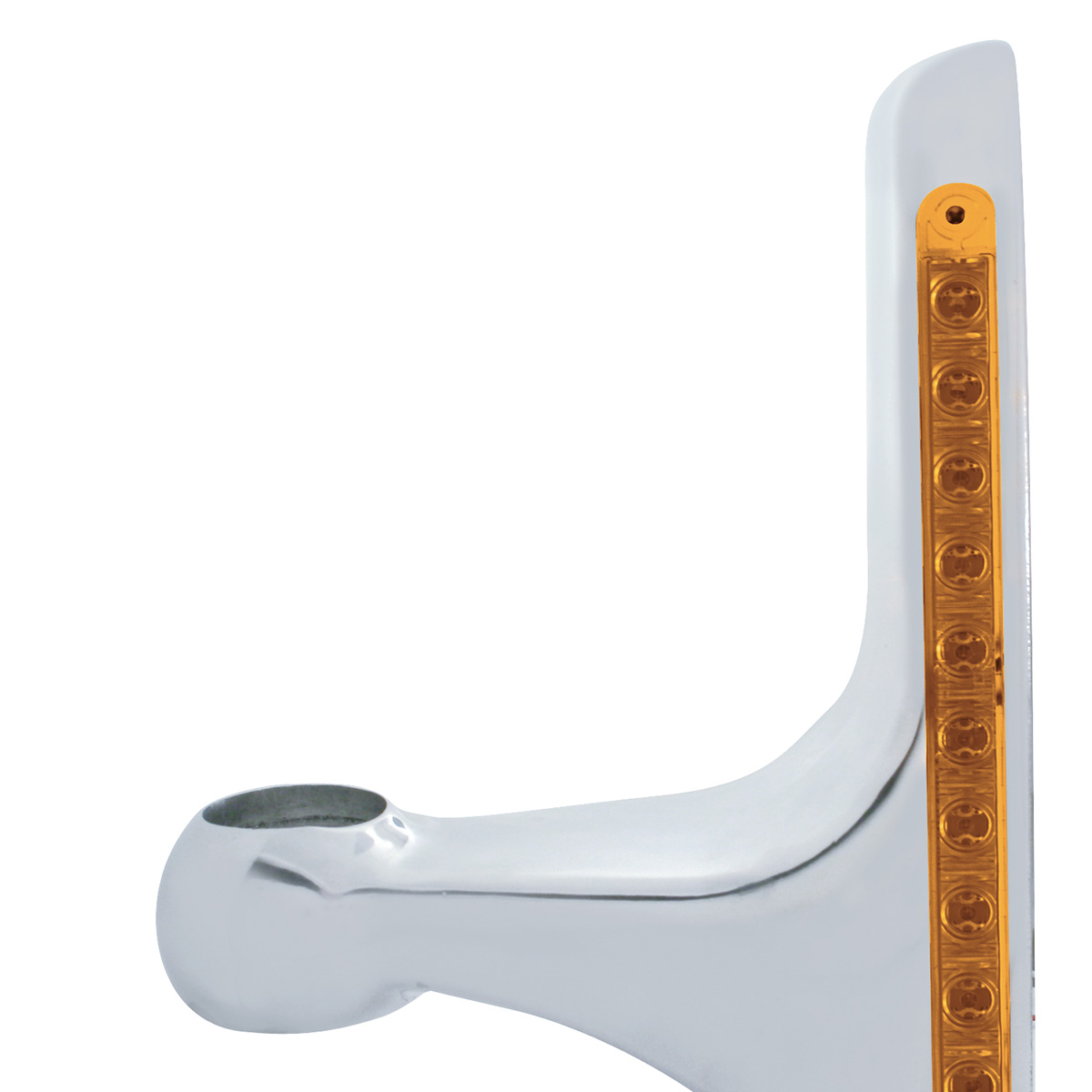 LED Headlight Bracket - 10 Amber LED/Amber Lens (Pair) - Thumbnail 3