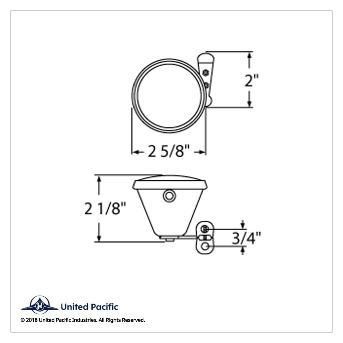12V Vintage Anti-Glare Interior Light - Purple - Thumbnail 7