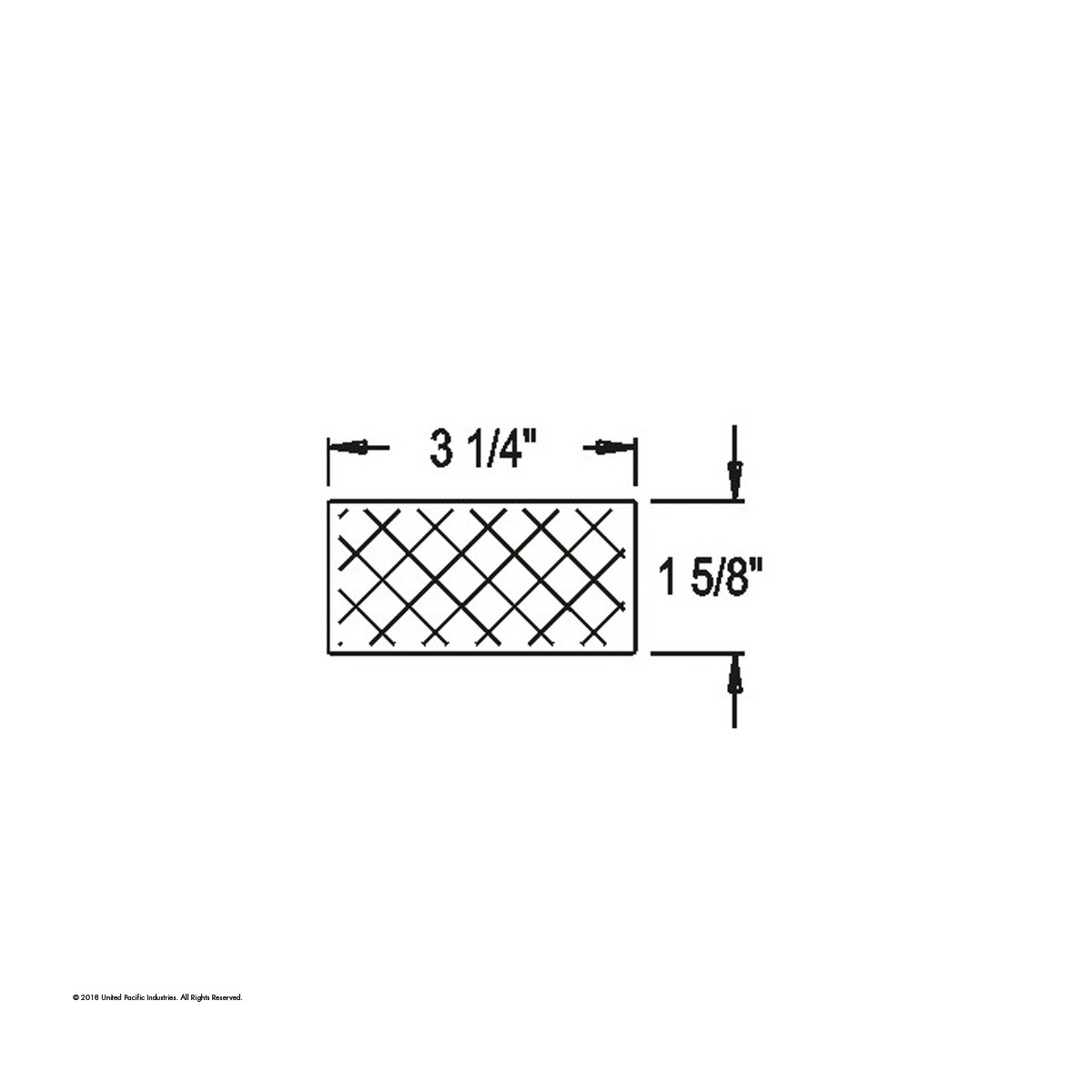 Rectangular Quick Mount Reflector - Red - Thumbnail 3