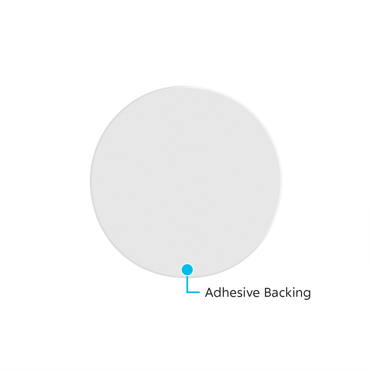 3 3/16" Round Center Bolt Reflector - Amber (10 Pcs) - Thumbnail 4