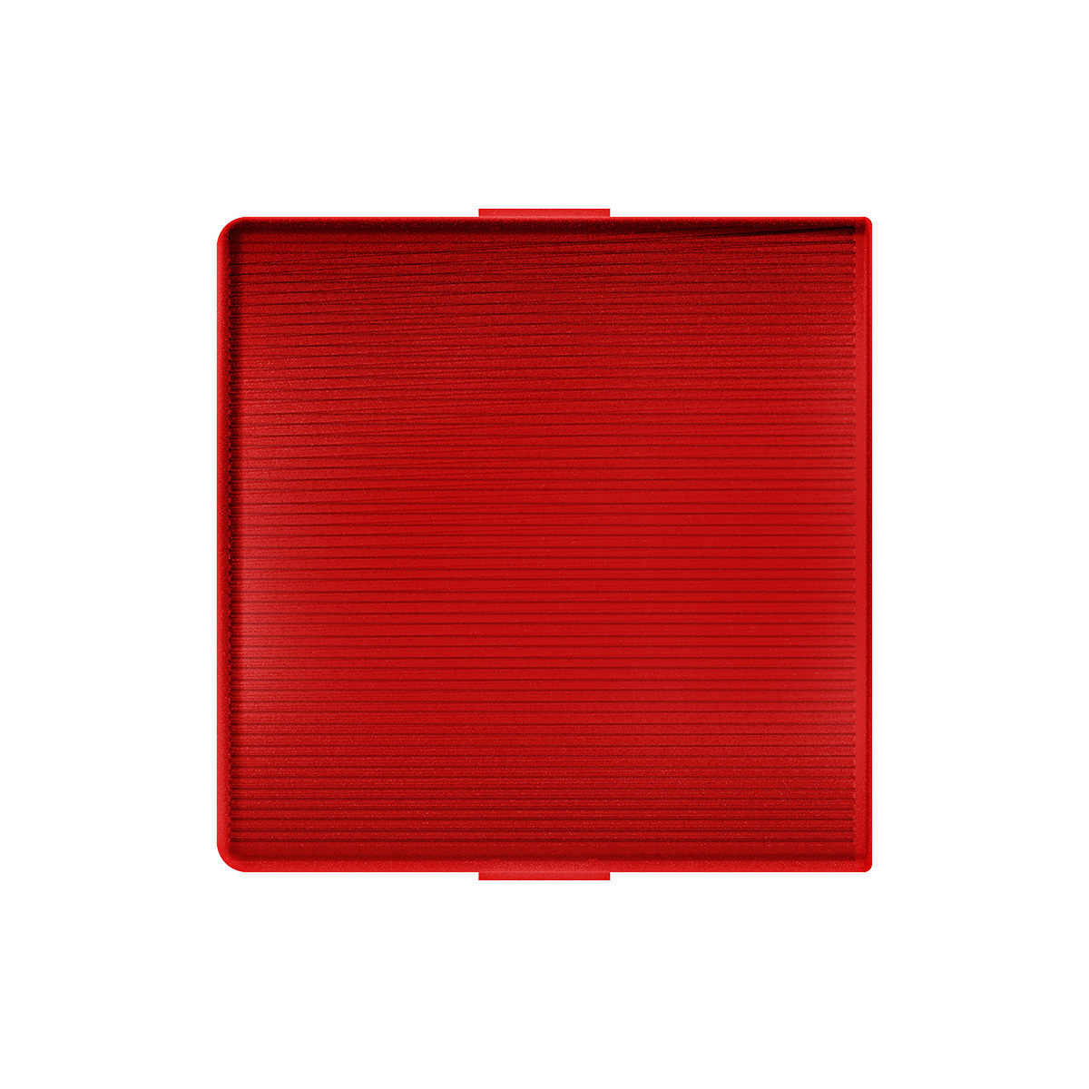 3" x 3" Square Dome Light Lens - Red - Thumbnail 2
