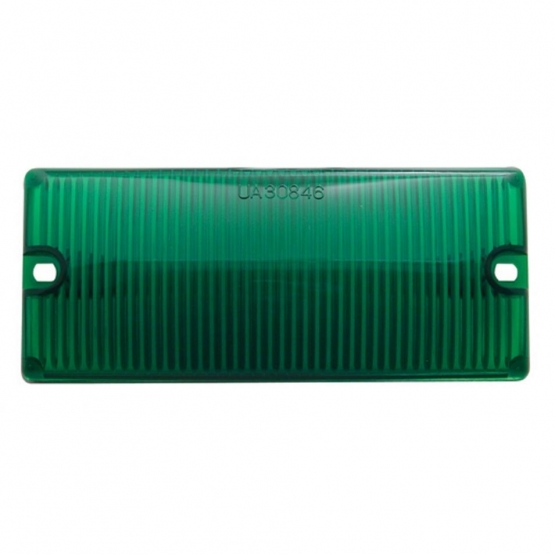 2-3/16" x 5-3/16" Door Light Lens - Green