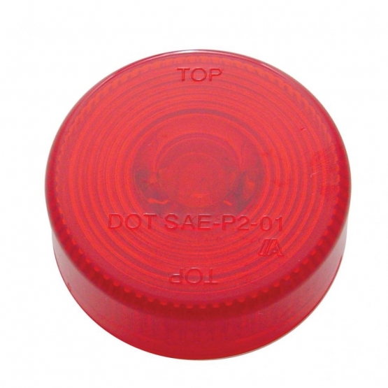 2" Round Light (Clearance/Marker) - Red Lens - Thumbnail 3