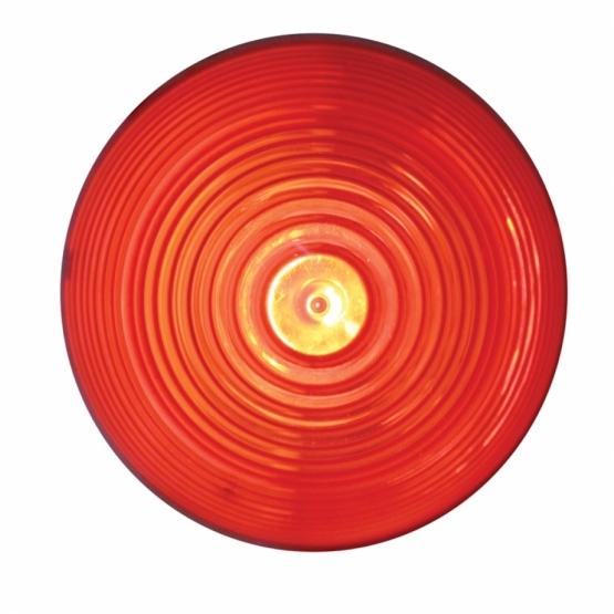 2" Beehive Light (Clearance/Marker) - Red Lens - Thumbnail 2