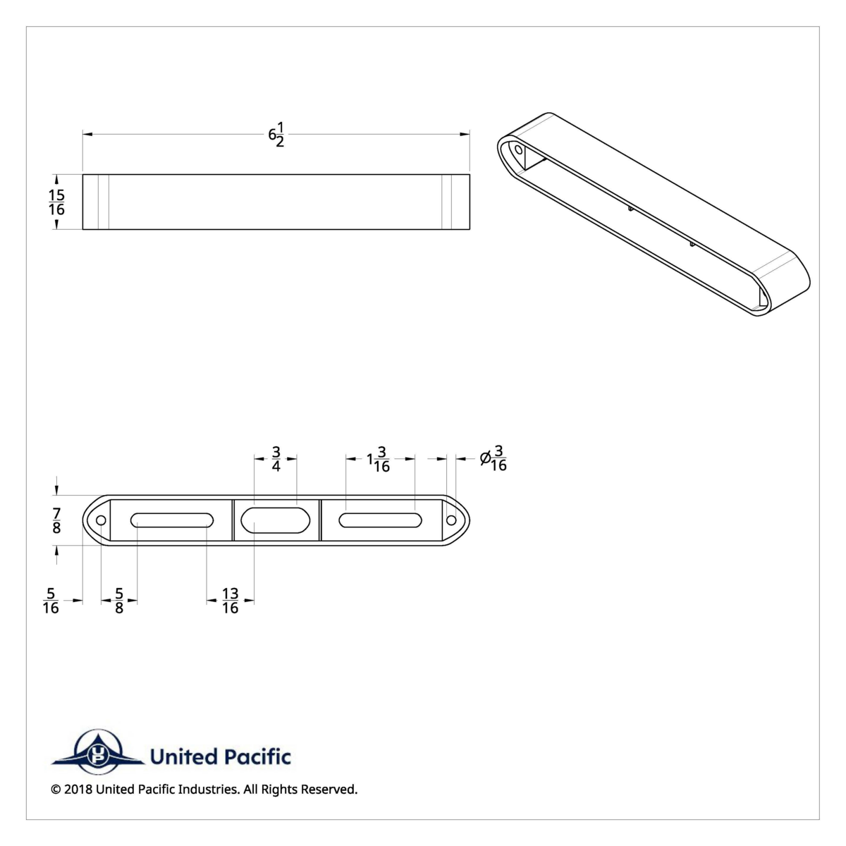 6-1/2" LED Light Bar Housing (Bulk) - Thumbnail 5
