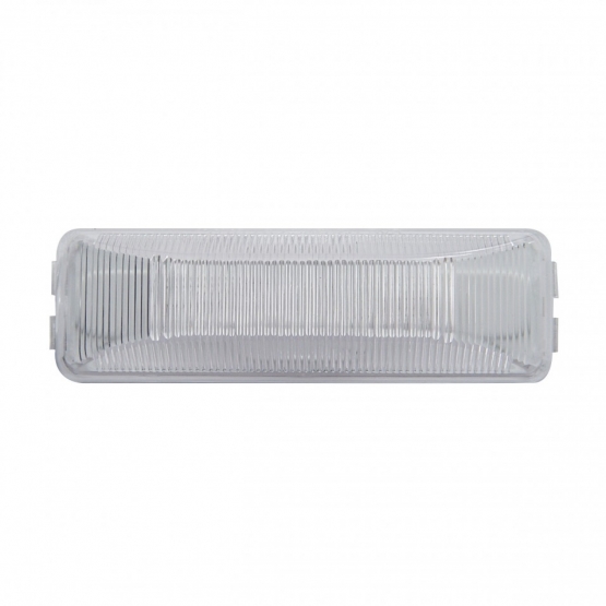 Incandescent Rectangular Fender Mount Utility Light - Clear Lens