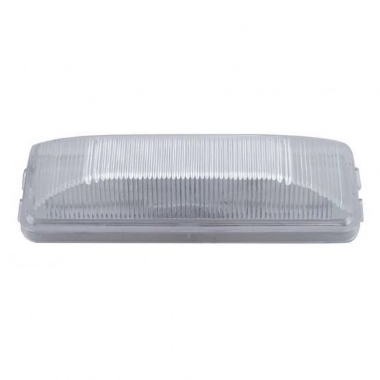 Incandescent Rectangular Fender Mount Utility Light - Clear Lens - Thumbnail 2