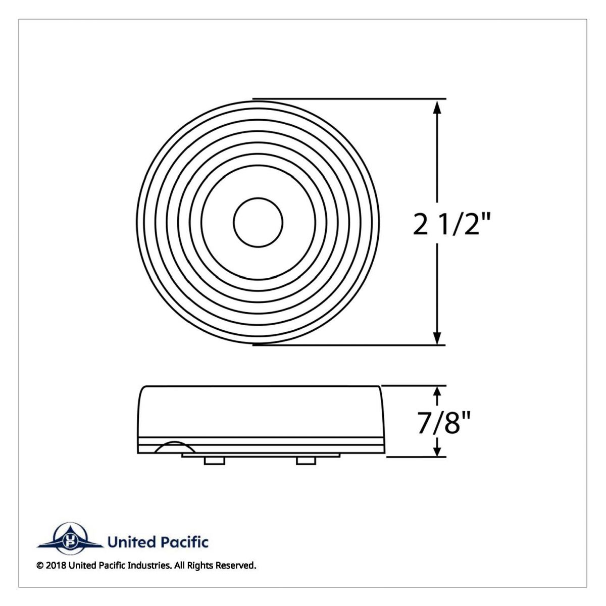 2.5" Round Light Kit (Clearance/Marker) - Amber Lens - Thumbnail 4