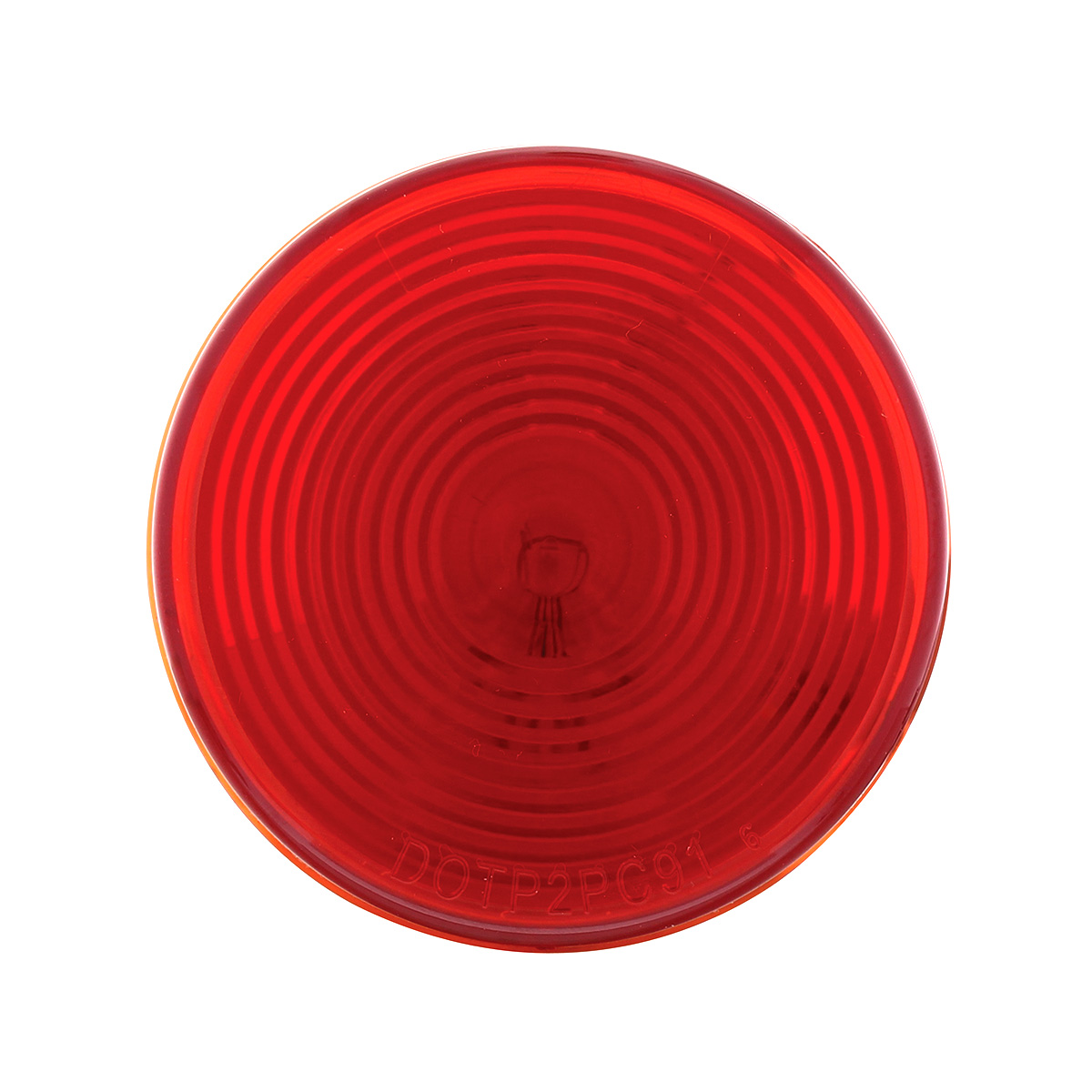 2.5" Round Light (Clearance/Marker) - Red Lens - Thumbnail 2
