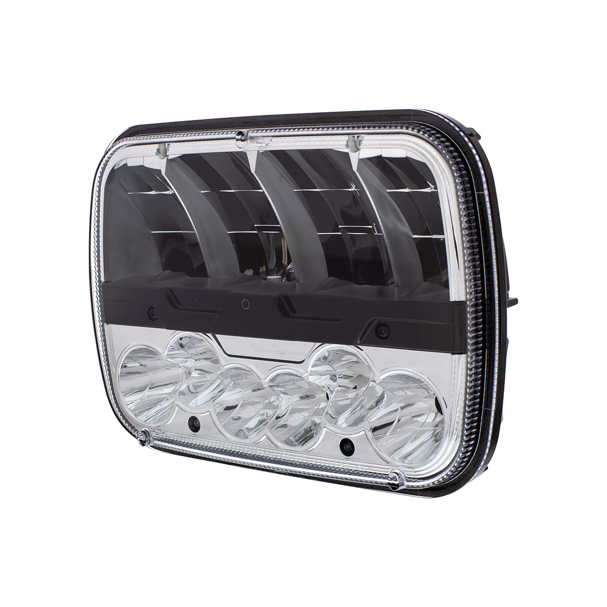ULTRALIT - High Power LED 5" X 7" Headlight With Polycarbonate Lens & Housing - Thumbnail 2