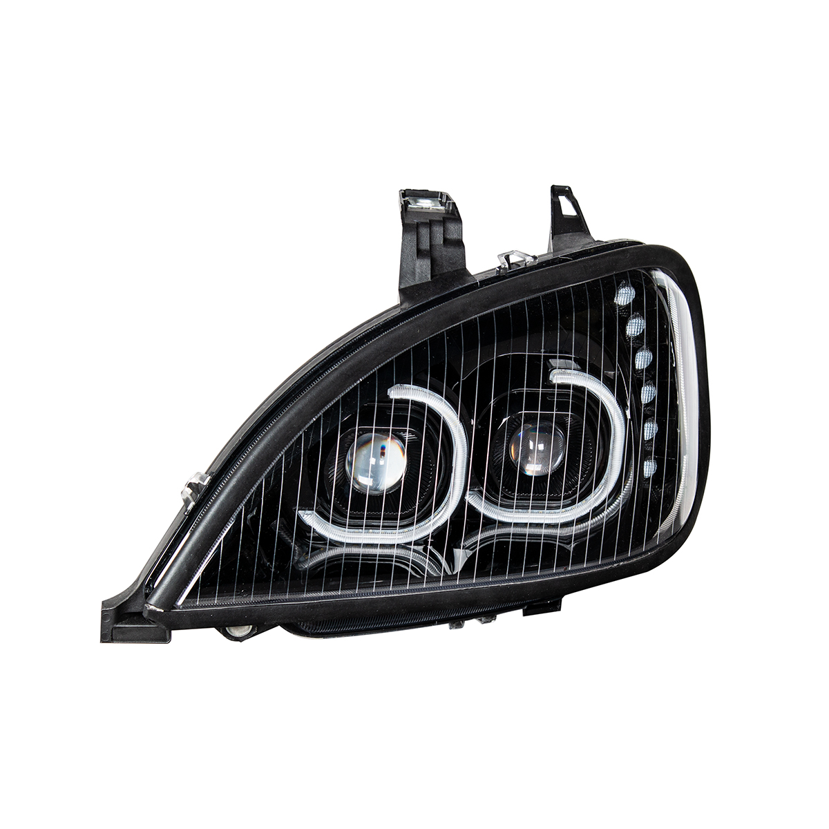High Power LED Blackout Projection Headlight For 2001-2020 Freightliner Columbia - Driver - Thumbnail 4