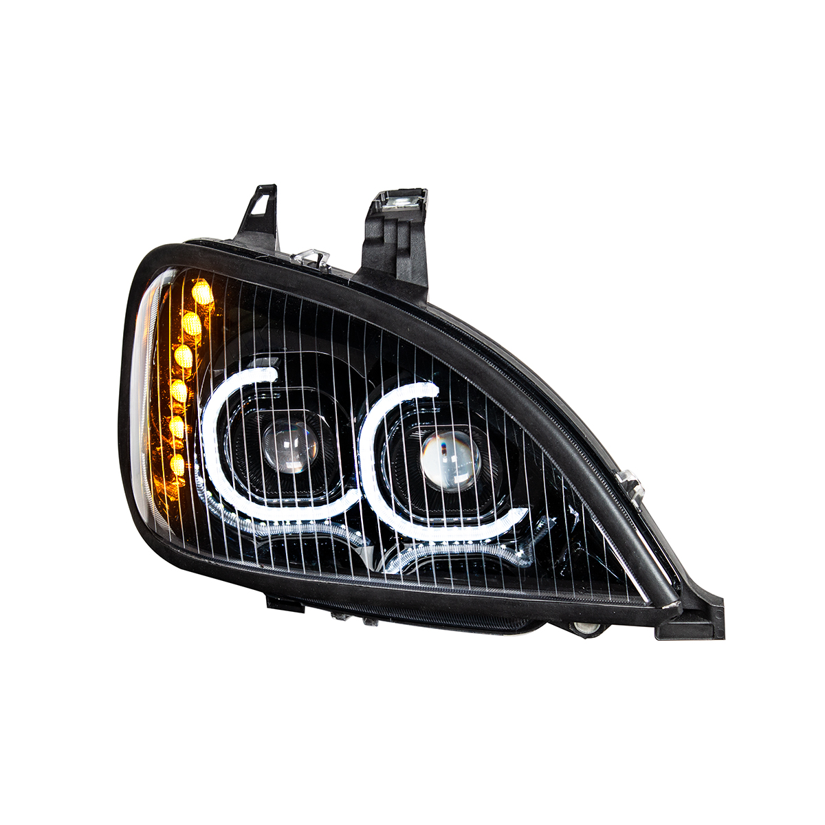 High Power LED Blackout Projection Headlight For 2001-2020 Freightliner Columbia - Passenger - Thumbnail 3