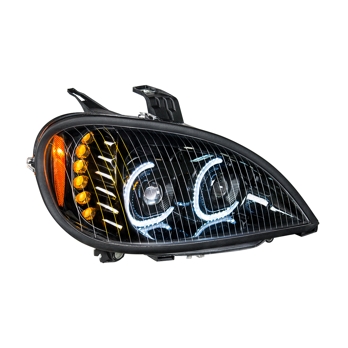 High Power LED Blackout Projection Headlight For 2001-2020 Freightliner Columbia - Passenger - Thumbnail 7