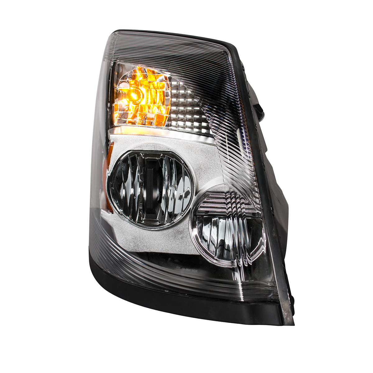 High Power LED Chrome Headlight For 2003-2017 Volvo VN/VNL - Passenger - Thumbnail 3