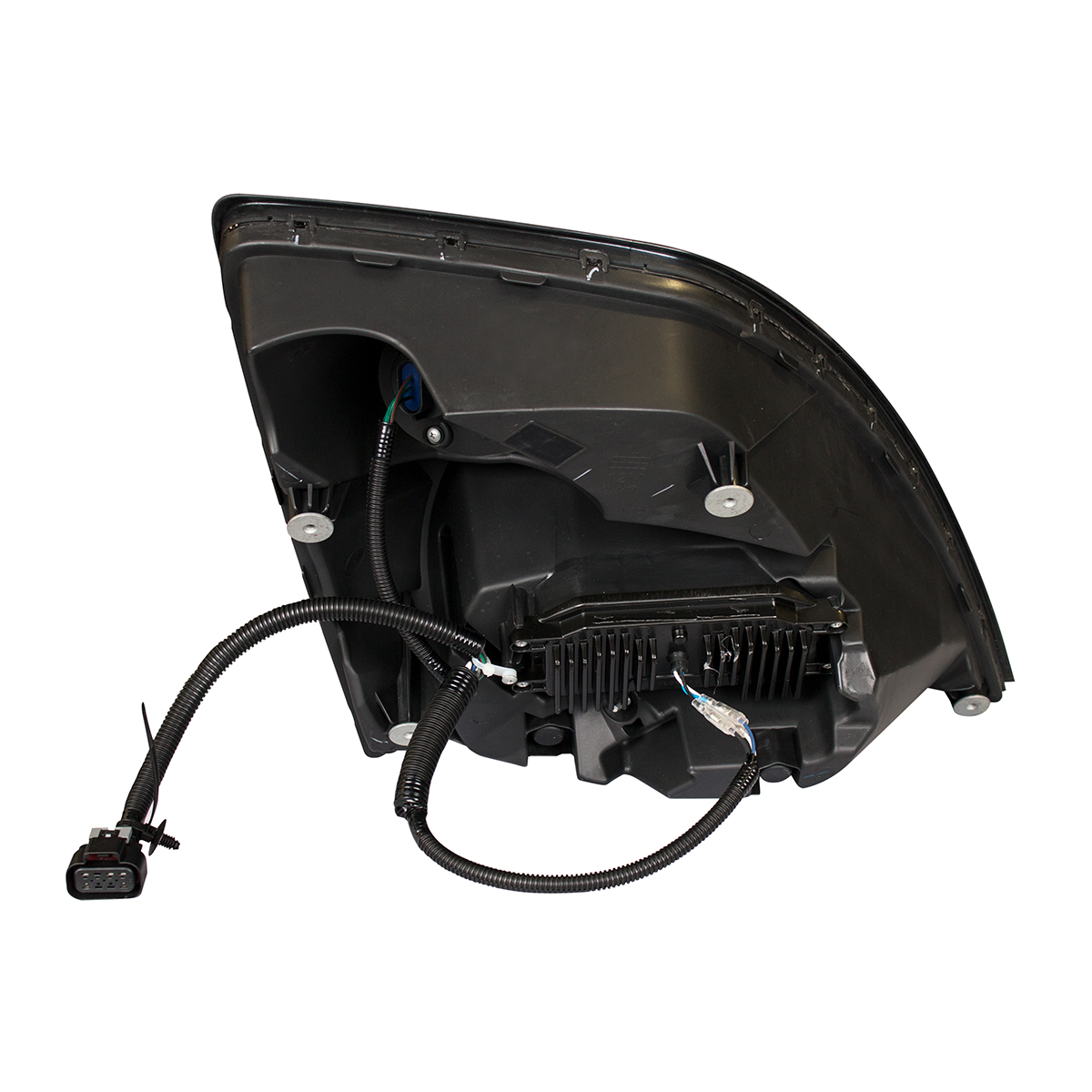 High Power LED "Blackout" Headlight for 2003-2017 Volvo VN/VNL - Driver - Thumbnail 5