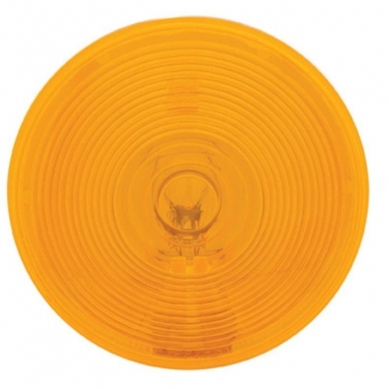 4" Round Dual Function Turn Signal Light - Amber Lens - Thumbnail 2