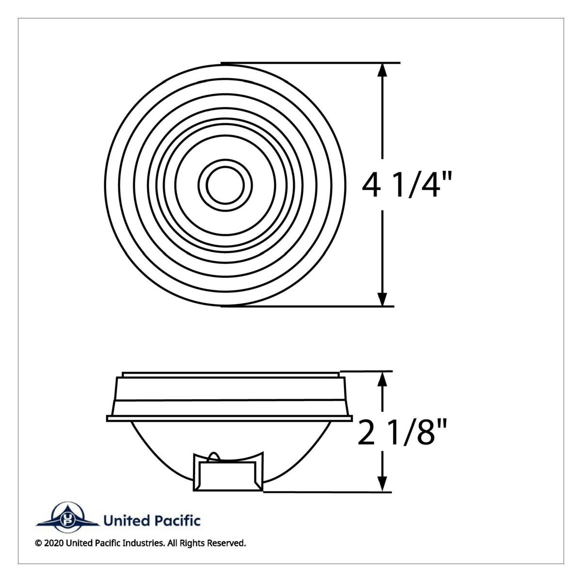 4" Round Dual Function Turn Signal Light - Amber Lens - Thumbnail 5
