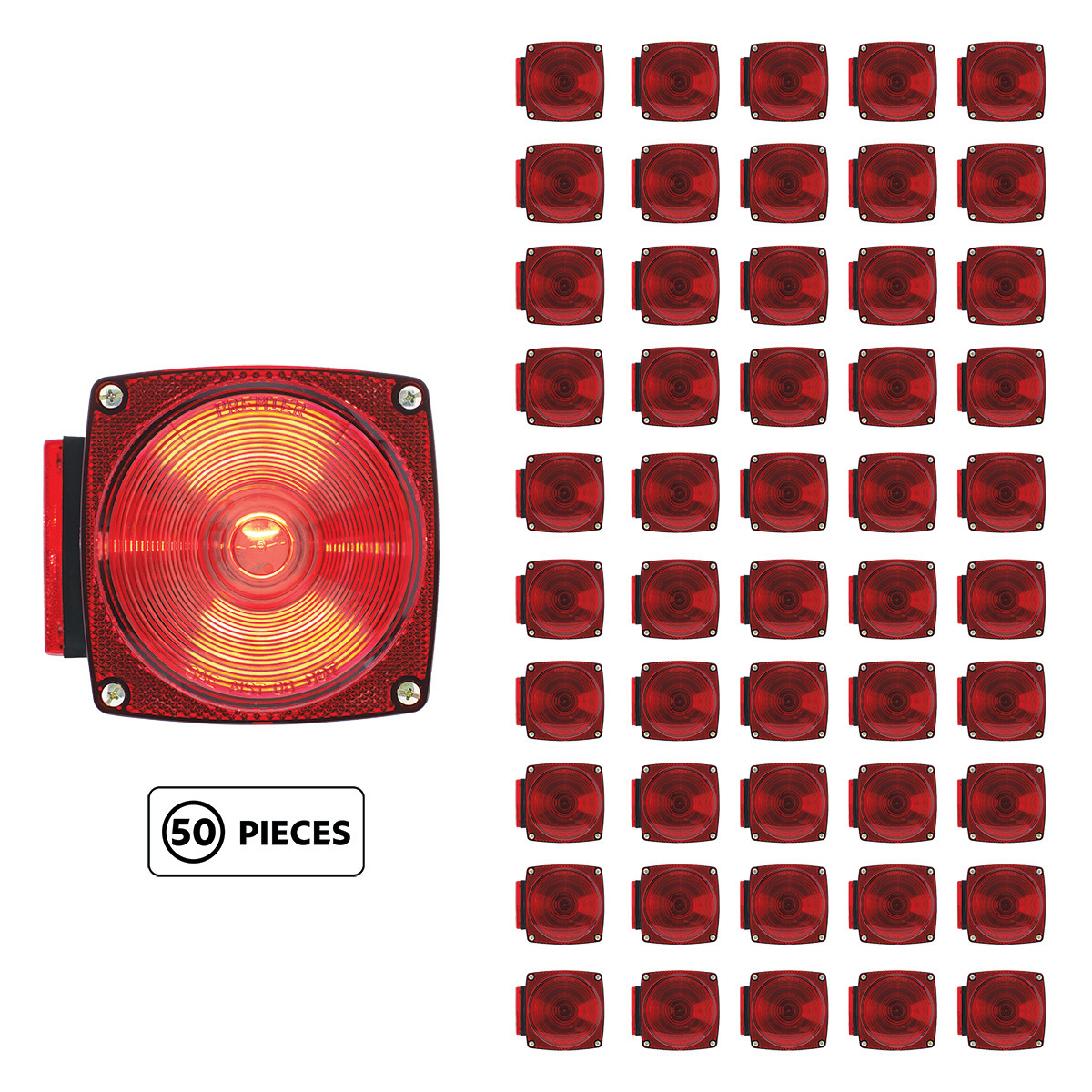 Under 80" Wide Combination Trailer Light With License Light (50 Pcs) - Thumbnail 12