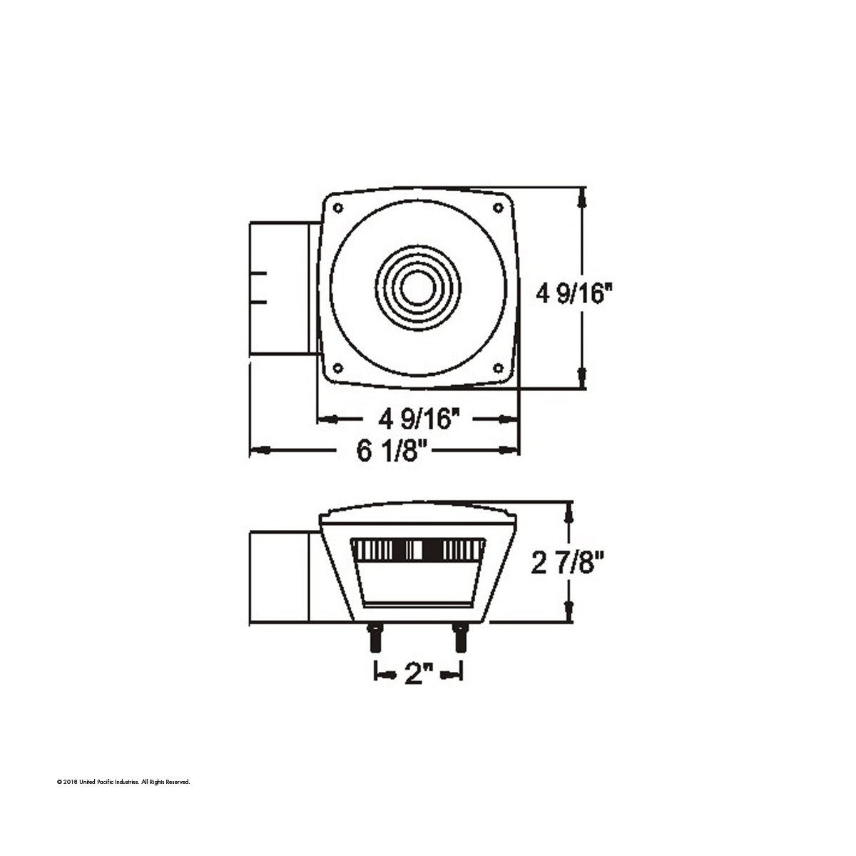 Over 80" Wide Submersible Combination Tail Light With License Light - Thumbnail 4