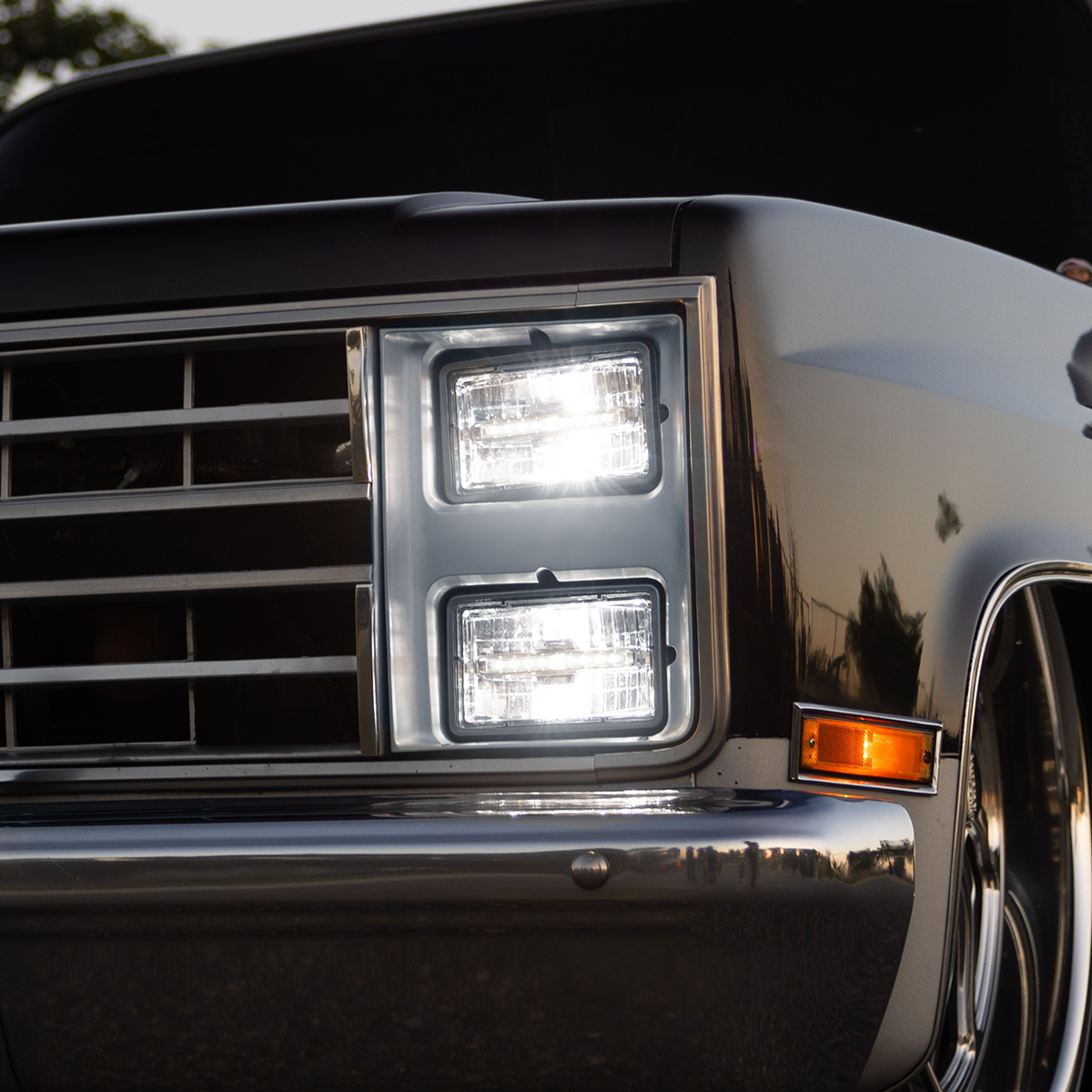 ULTRALIT - 4" X 6" Rectangular LED Headlight With White LED Position Light - High Beam - Thumbnail 8