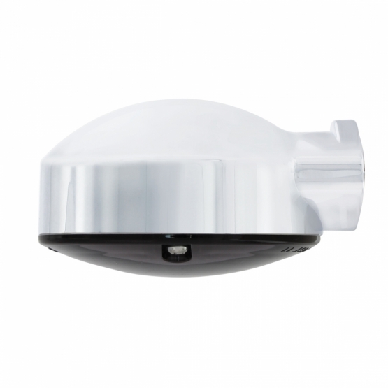 21 LED 3-1/4" Dual Function Signal Light For Harley Motorcycle With Housing - Amber LED/Smoke Lens - Thumbnail 4