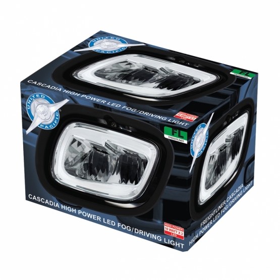 2 LED Fog & Driving Light Assembly For 2008-2017 Freightliner Cascadia - Driver - Thumbnail 2