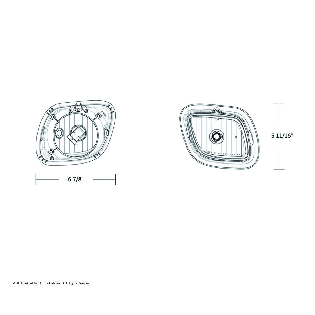 2 LED Fog & Driving Light Assembly For 2008-2017 Freightliner Cascadia - Passenger - Thumbnail 5