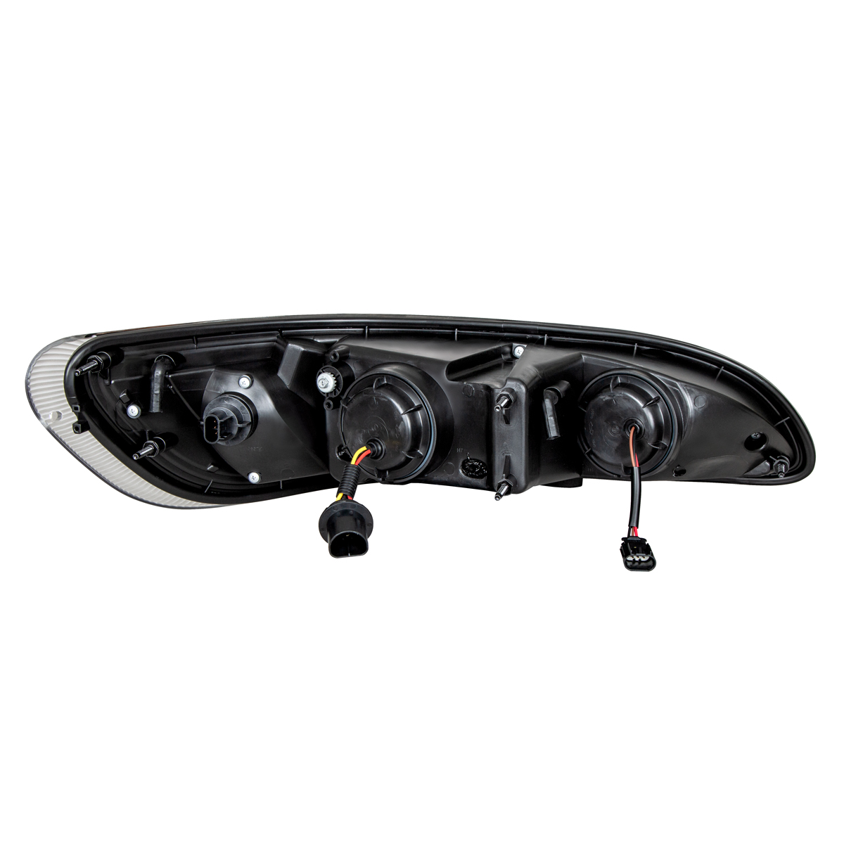 Black Projection Headlight W/LED Dual Function Light Bar For PB 386 (2005-2015) & 387 (1999-2010) - Driver - Thumbnail 5