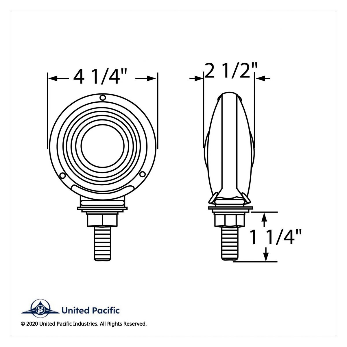 Double Face Turn Signal Light With 1156 Bulb - Amber & Red Lens - Thumbnail 11