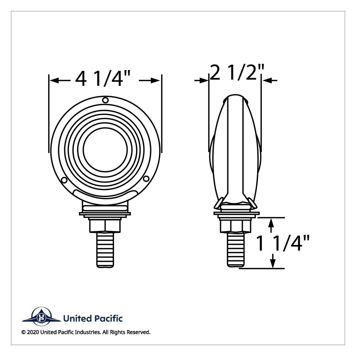 Double Face Turn Signal Light With 1156 Bulb - Amber & Red Lens - Thumbnail 13