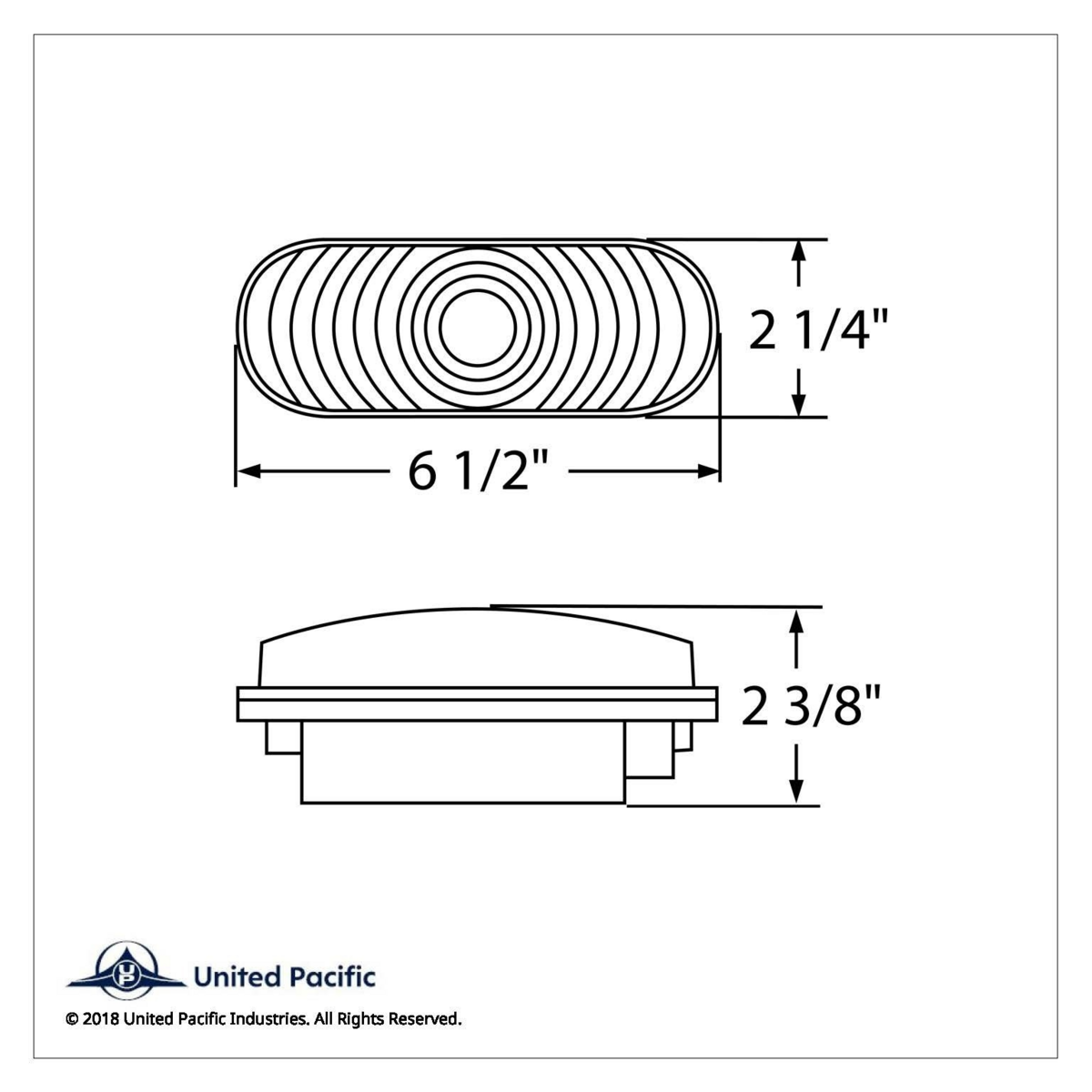 6" Oval Back-Up Light Kit - Thumbnail 7