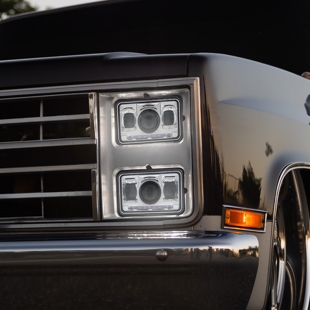 ULTRALIT - 11 High Power LED 4" X 6" Projection Headlight - Low Beam - Thumbnail 6