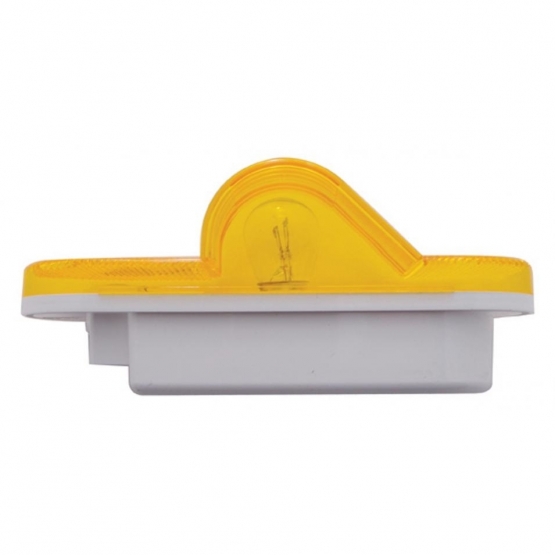 6" Oval Mid Trailer Turn Signal Light - Amber Lens - Thumbnail 3