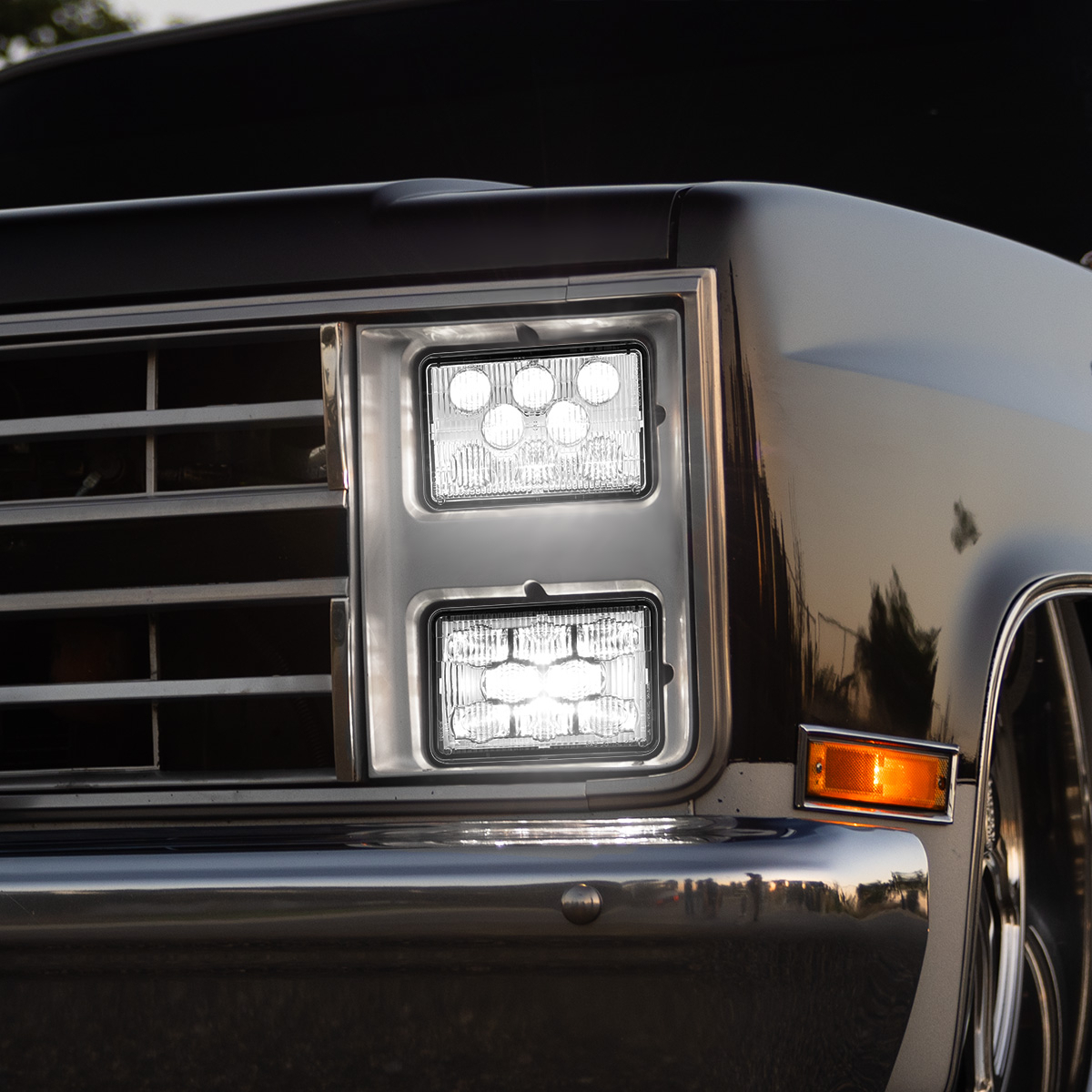 ULTRALIT - 8 High Power LED 4" X 6" Headlight - Low Beam - Thumbnail 7