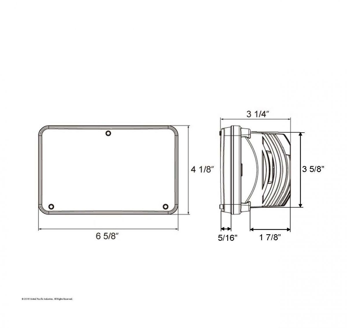 ULTRALIT - 8 High Power LED 4" X 6" Headlight - High Beam - Thumbnail 8