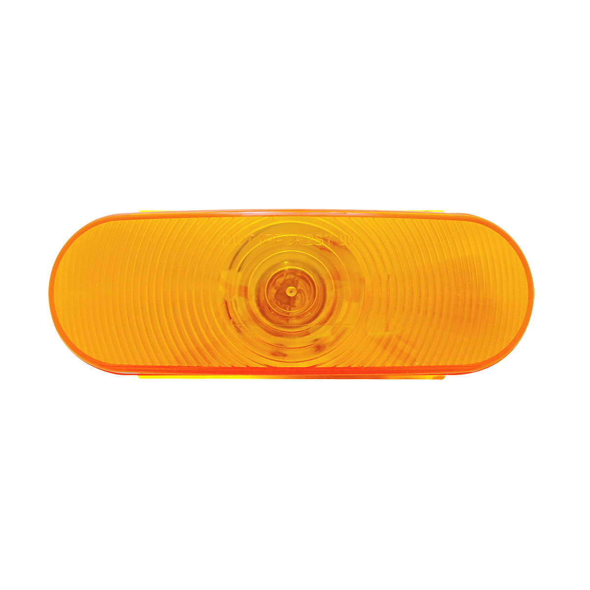 6" Oval Turn Signal Light - Amber Lens - Thumbnail 2