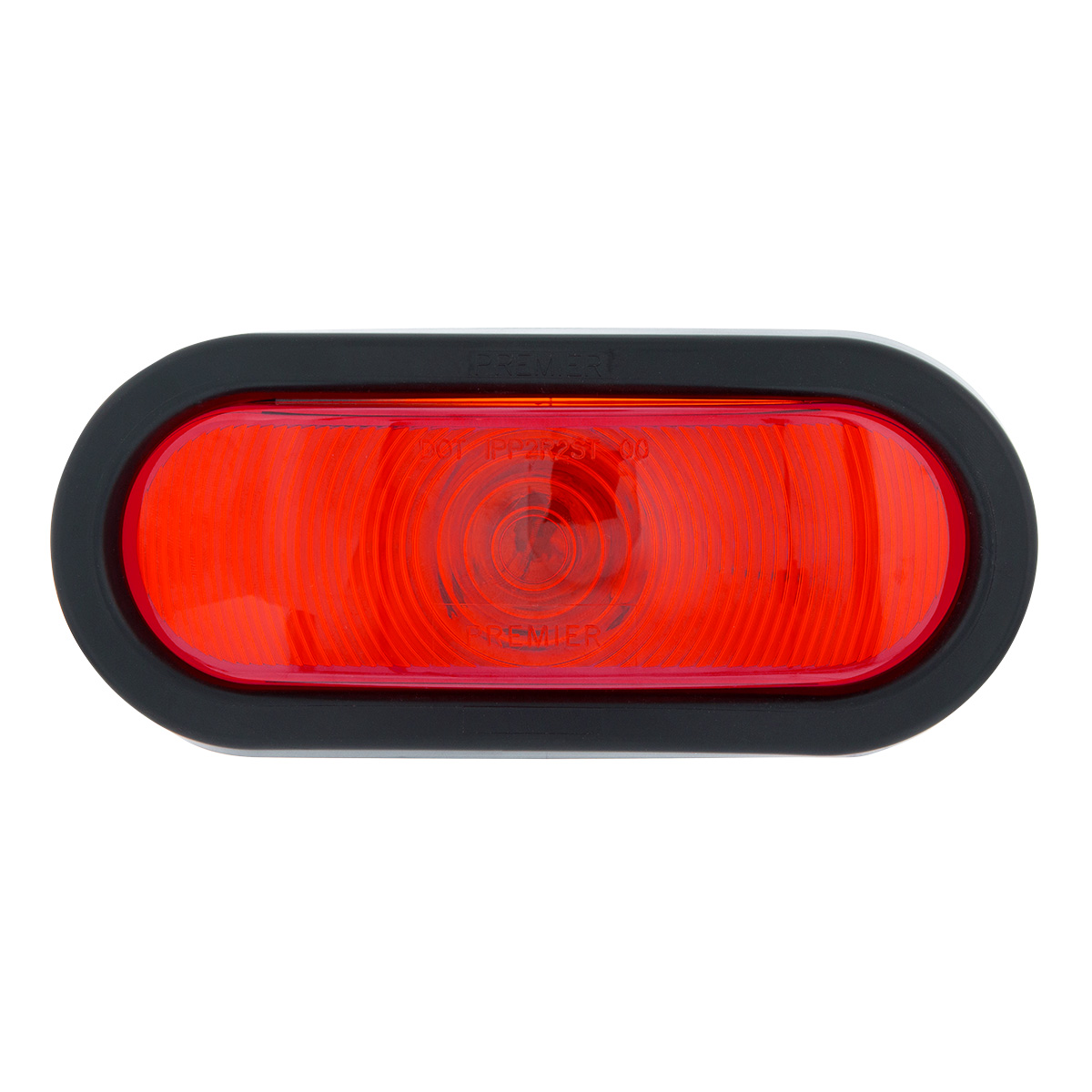 6" Oval Light Kit (Stop, Turn & Tail) - Red Lens - Thumbnail 2