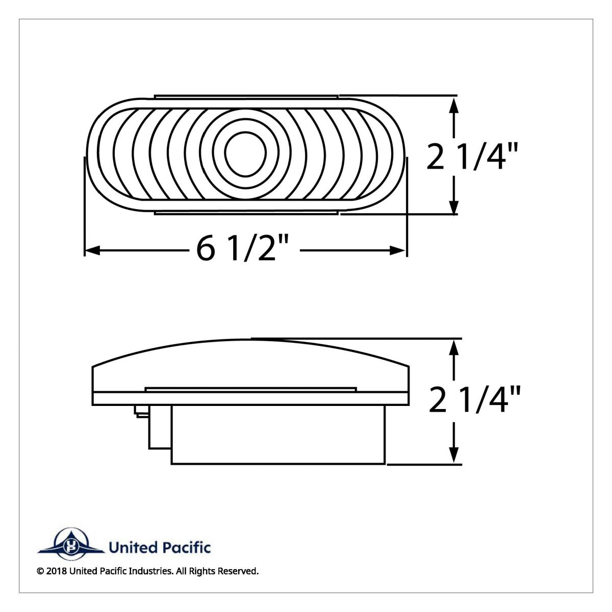 6" Oval Light Kit (Stop, Turn & Tail) - Red Lens - Thumbnail 8