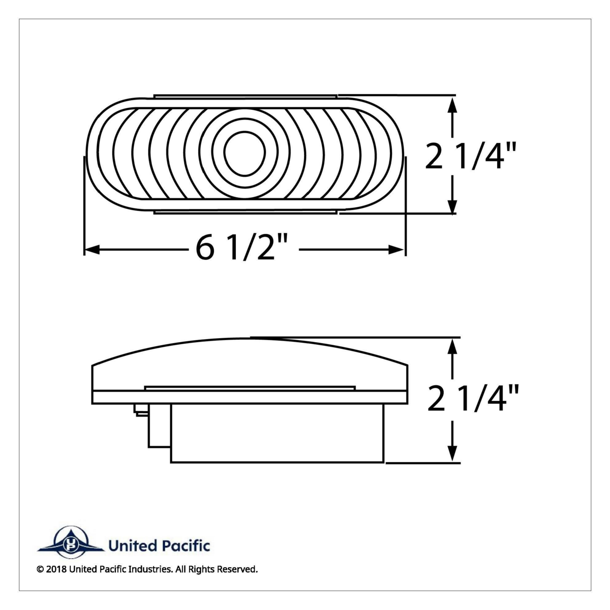 6" Oval Light Kit (Stop, Turn & Tail) - Red Lens - Thumbnail 10