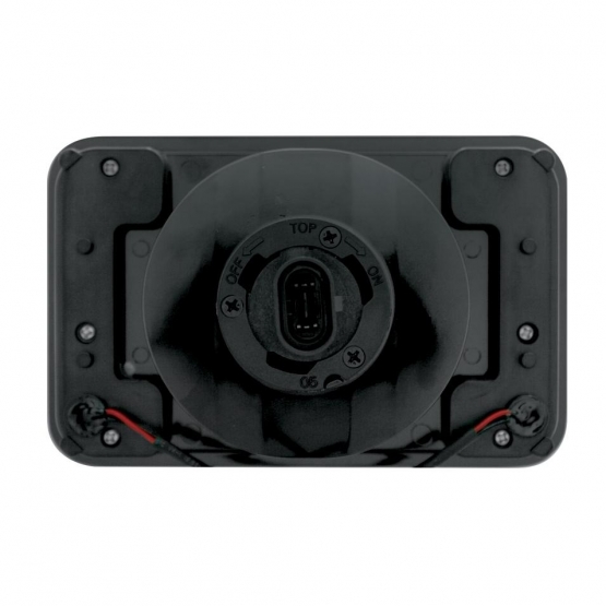 4" X 6" Crystal Projection Headlight With 6 White LED Position Light - High Beam - Thumbnail 5