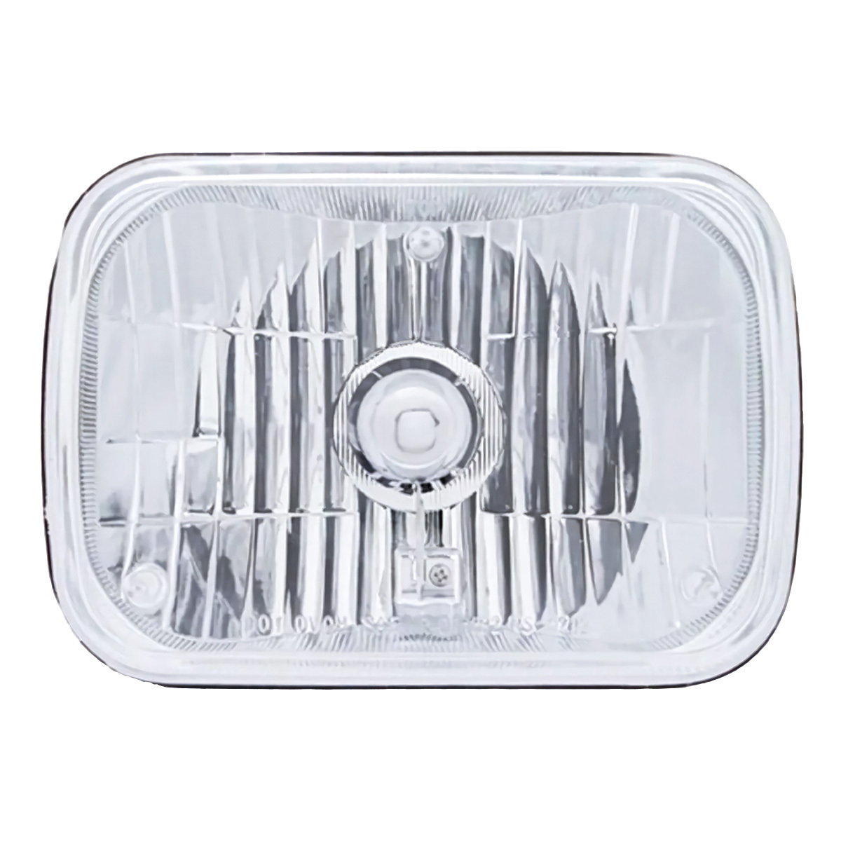 5" X 7" Crystal Rectangular Headlight - Plastic Lens - Thumbnail 7